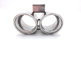 Dual Outlet Sport Tip 986 Boxster 2.7 L / Boxster S 3.2 L  2000-04  - Stainless Steel