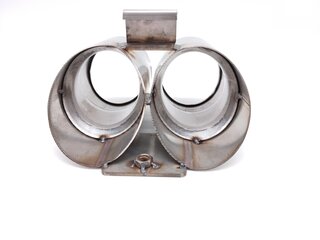 Dual Outlet Sport Tip 986 Boxster 2.7 L / Boxster S 3.2 L  2000-04  - Stainless Steel