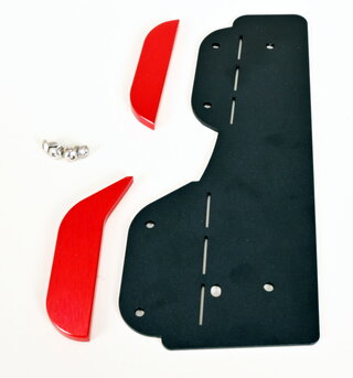 Pedal Verbreiterung für Rennline Gaspedal - Rot - 911/912/914/930/964/993