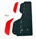Pedal Verbreiterung für Rennline Gaspedal - Rot - 911/912/914/930/964/993