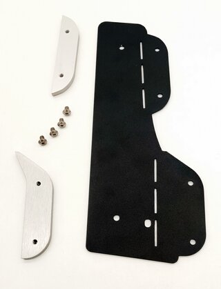 Jeu extensions argent pour pédale d'accélérateur 911/964 /993