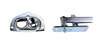 Front Hood Upper and Top Lock 911/912 (1965-73) - White Galvanized
