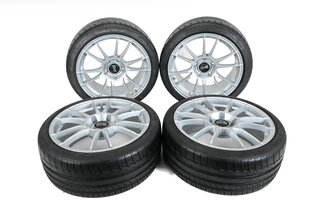 Jeu de roues OZ Ultraleggera HLT race silver +Michelin PS2 8,5+10x19