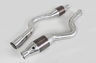 Ligne d'échappt.sport 987 Boxster "BROMBACHER" inox, 200 cellules, 2 sorties Ø90mm,ABE