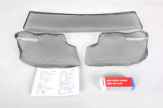 Jeu grilles pour bouclier AV 997 GT2  (noir) 08-09