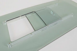 Türscheibe Polycarbonat 993 GT2 links Schiebefenster nur Rennausführung Version 1, grün spitz