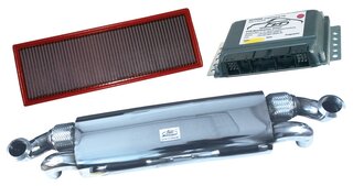 Kit de puissance 996 turbo Stage2  510ch/745Nm (avec silencieux et catal 200 cel.)