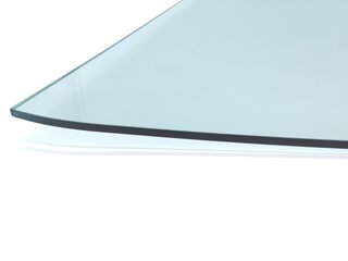 Türscheibe 911/964/965 Grün links ohne Schiebefenster (Plexiglas - 5mm Stärke)