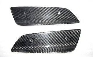 Rear Spoiler Carbon Fiber End Plate Set 997.1 GT3 RS - Polished Carbon