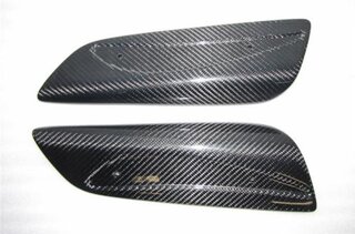 Rear Spoiler Carbon Fiber End Plate Set 997.1 GT3 RS - Polished Carbon