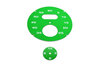 Sport Chrono Instrument Face - Green (RAL Color Code 6038) - Solid