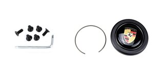 Lenkrad MOMO Wildleder schwarz (ohne TÜV), incl Rückrüstadapter und Hupenknopf