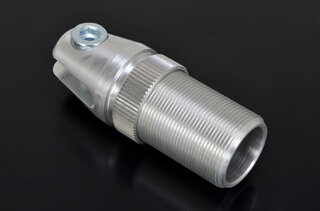 Gabelkopf M34 x 1.5 (Alu), mit Stellring, Rechtsgewinde