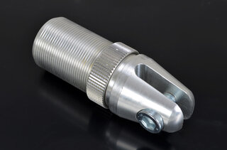 Gabelkopf M34 x 1.5 (Alu), mit Stellring, Rechtsgewinde