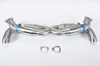 Race Muffler 997.1 Carrera 3.6 L - Brombacher Edition - Catalytic Bypass with Turn Down Tips