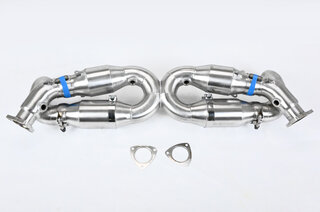 Race Muffler 997.1 Carrera 3.6 L - Brombacher Edition - Catalytic Bypass with Turn Down Tips