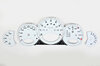 Zifferblattsatz Weiss 997 Km/h, Tiptronic