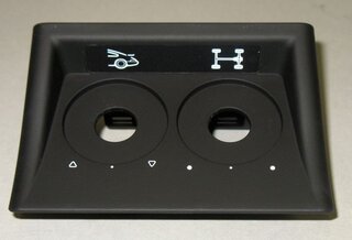 Switch Cover 964 C4 / Wide Body 90-94 / 965 - Lower - Black