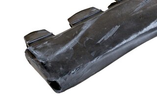 Gummilippe Schwellerblende Satinschwarz links