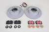 Bremsenservice-Kit komplett - VA 964 C2 89-94 Sport ( gelochte Scheiben + EBC Blackstuff )