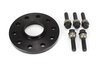 Distanzscheibe 15mm Alu "Schwarz"  (1St.)  incl. Schwarzer Radschrauben