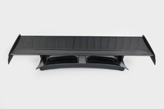 Rear Spoiler Kevlar 997 GT3 RS Tribute incl. air scoops - Wing Blade/Flaps Varnished Carbon - 1400mm