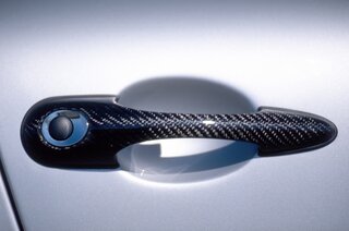Carbon Outer Door Handle Set 993 - Polished Carbon