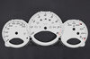 Instrument Face Set 987.1 - 3.2 L / 3.4 L - White - Manual - MPH - 190 MPH
