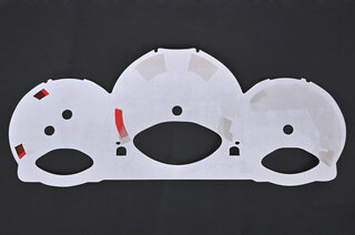 Instrument Face Set 987.1 - 3.2 L / 3.4 L - White - Manual - MPH - 190 MPH