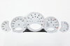 FVD Brombacher Instrument Face Set 997.1 Turbo - Silver - Tiptronic - KPH - Celcius- with Logo