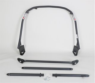 Arceau acier Cayman clubsport à visser avec diagonale et barre pour harnais