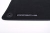 Floor Mat Set 958 Cayenne - Without Rear HVAC - Black Velour