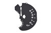 gauge face black oil pressure