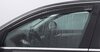 Cayenne Side Window Deflectors 955 / 957 - Wind and Rain Deflectors - Black