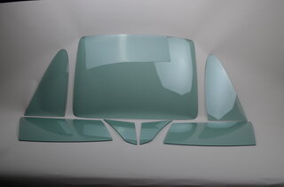 Scheibensatz Makrolon/ Polycarbonat 911 74-89 / 964 90-94 (grün / 3 mm Stärke)