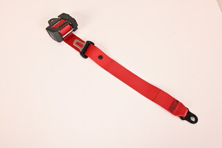 Ceinture de securite  rouge indien