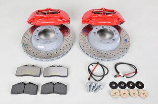 Brembo-kit de freinage AR sport "Big Red" (4 pistons) Ø322mm percés