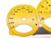 FVD Brombacher Instrument Face Set 997.1 - Speed Yellow - Manual - MPH - 200 MPH