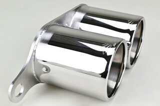 Exhaust Tips 997.1 GT3 / RS -  Motorsports -  2 x 100mm (4") - Polished Stainless
