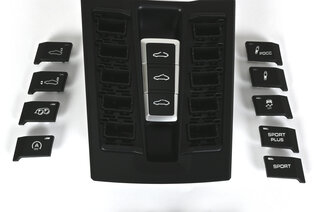 Combined switch black mat/ high gloss chrome ( for Cars with PSE )