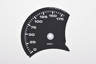 Zifferblatt  schwarz Mph   986  Tacho ohne  Bordcomputer