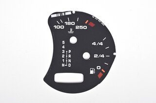 Fond compteur noir 986/996 tiptronic avec ordinateur ess./niv.huile en degré fahrenheit