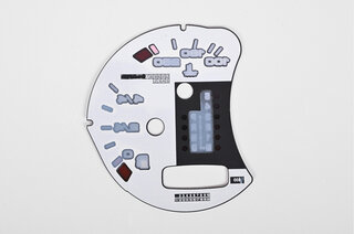 Fond compteur noir 986/996 tiptronic avec ordinateur ess./niv.huile en degré fahrenheit