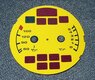 gauge face yellow 964/993 Oiltemp.Oilpress. C2
