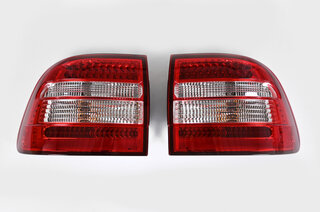 LED Taillight Assembly Set 955 Cayenne - Red / Crystal