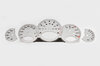 Fonds compteurs argent 997 Turbo Km/h