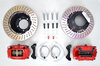 Sport Brake System - REAR - BREMBO GT - 4 Piston - Drilled - 328 x 28 mm - Red Caliper