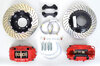 Sport Brake System - FRONT - BREMBO GT - 4 Piston - Drilled - 355 x 32 mm - Red caliper