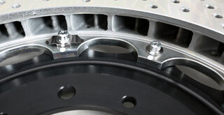 Sport Brake System - FRONT - BREMBO GT - 4 Piston - Drilled - 355 x 32 mm - caliper red