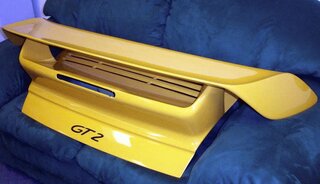 Rear Spoiler 996 Turbo / GT2 - 996 GT2 Reproduction - GRP - For Paint